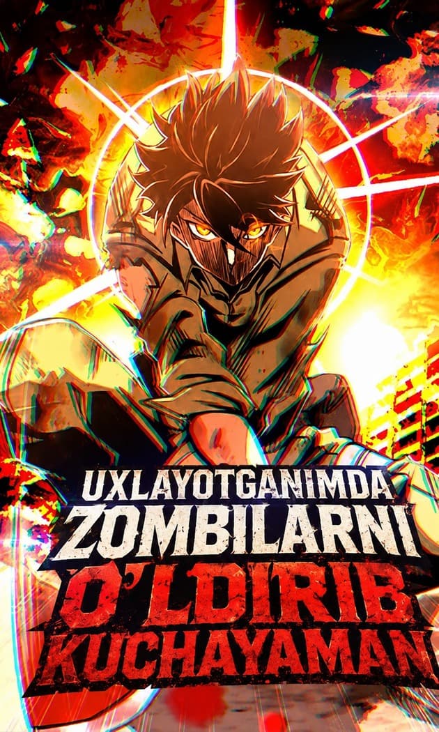 Uxlayotganimda zombi o‘ldirib kuchayaman